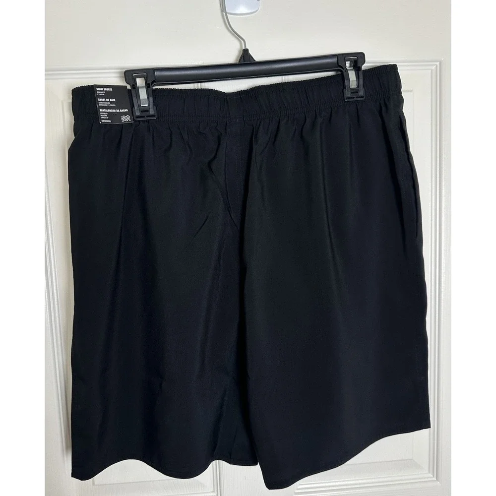 Adidas Black/Lucid Lemon‎ CLX Classic-Length Swim Shorts Men Size Large NWT